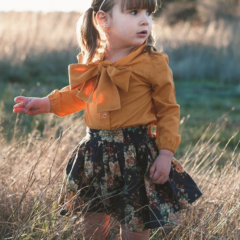 2018 New Autumn Infant Skirt Set Girls Suit Bow Long-sleeved Shirt Beautiful Print Skirt Kids Two-piece Set Toddler Set,#3307
2018 New Autumn Infant Skirt Set Girls Suit Bow Long-sleeved Shirt Beautiful Print Skirt Kids Two-piece Set Toddler Set,#3307