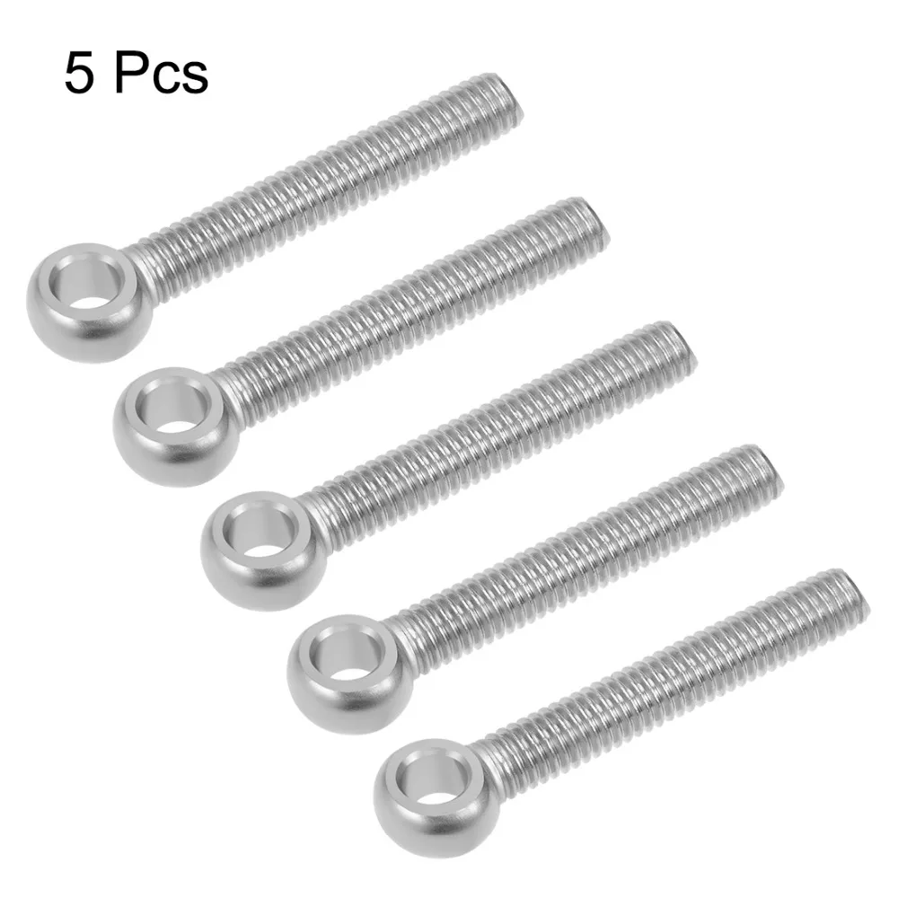 Uxcell 5Pcs M6 x 20/40mm Bolts 304 Stainless Steel Machinery Shoulder Lifting Eye Bolt Metric Thread Fasteners Hardware Bolt
Uxcell 5Pcs M6 x 20/40mm Bolts 304 Stainless Steel Machinery Shoulder Lifting Eye Bolt Metric Thread Fasteners Hardware Bolt