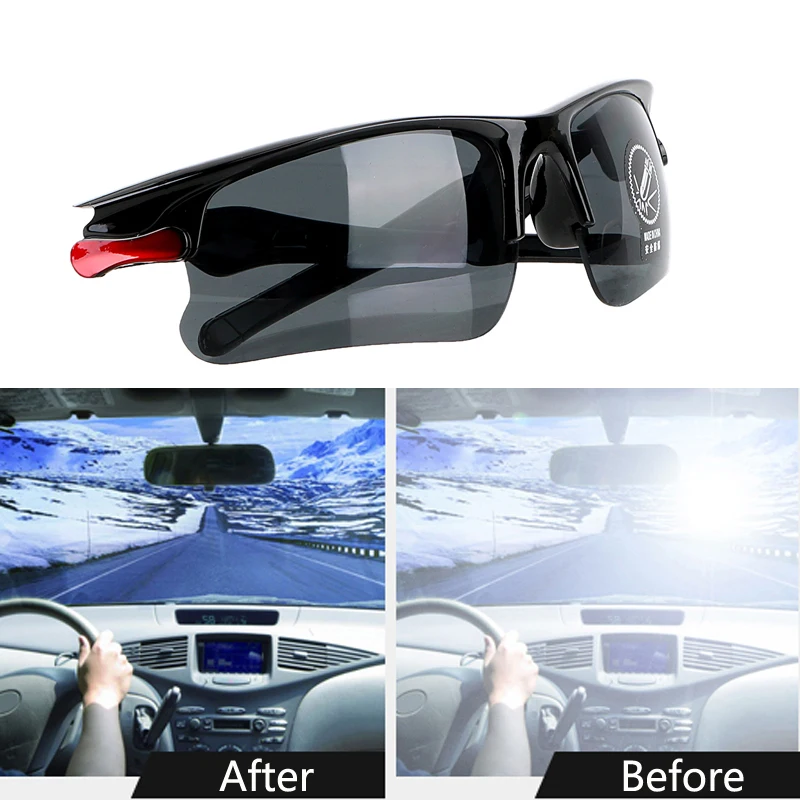 

Car Night Vision Glasses Driver Goggles Protective For Mitsubishi motors asx lancer 10 9 x outlander xl pajero sport 4 carisma