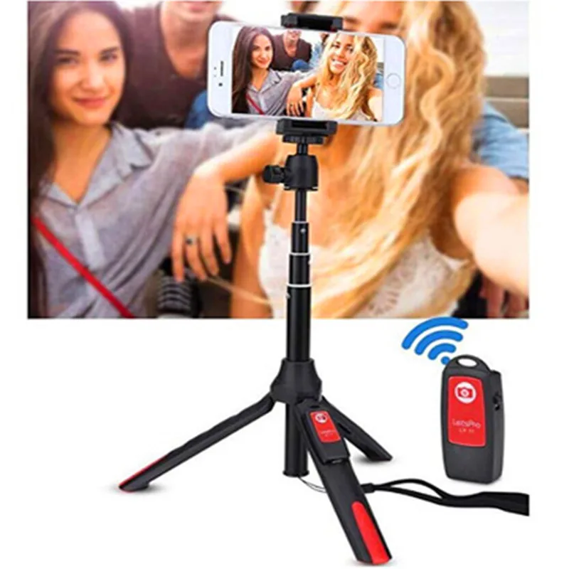 Multi-function tripod Bluetooth self-timer mobile phone holder portable tripod bracket video live tripod micro single camera
Multi-function tripod Bluetooth self-timer mobile phone holder portable tripod bracket video live tripod micro single camera