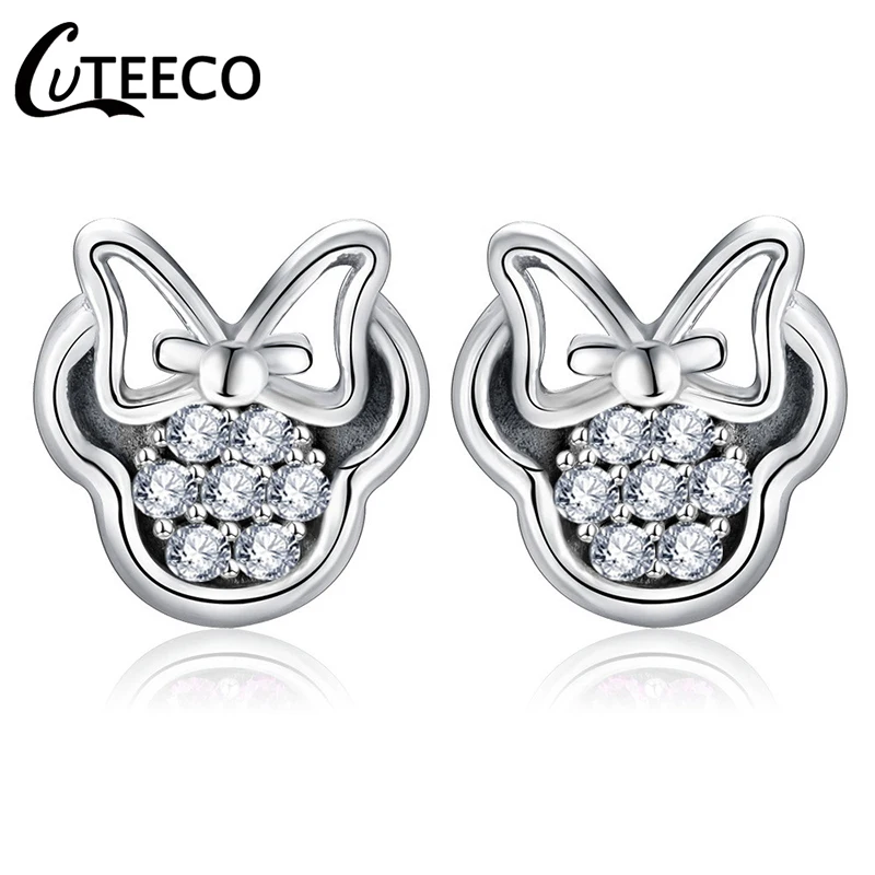 CUTEECO 2018 Hot Silver Color Cartoon Minnie Bow Tie Stud Earrings Brand Earring Women Engagement Jewelry Wholesale
CUTEECO 2018 Hot Silver Color Cartoon Minnie Bow Tie Stud Earrings Brand Earring Women Engagement Jewelry Wholesale