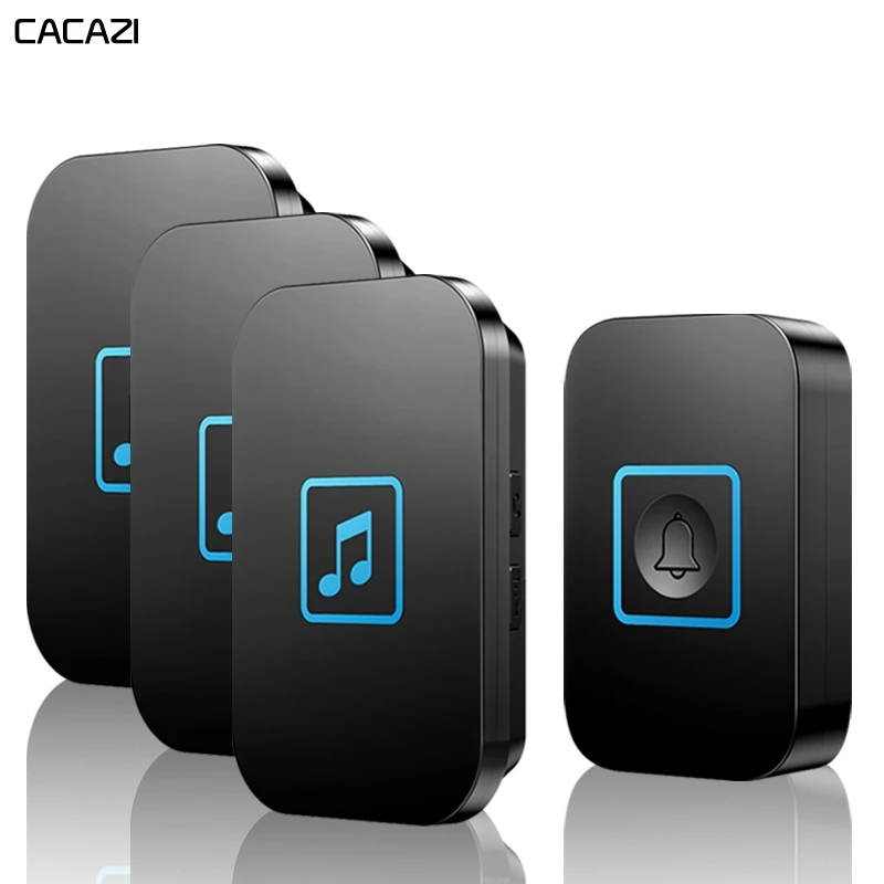 Wireless Doorbell Intelligent Waterproof 1 Button 3 Receiver US EU UK AU Plug 300M Remote Smart Home Door Bell Calling Chime
Wireless Doorbell Intelligent Waterproof 1 Button 3 Receiver US EU UK AU Plug 300M Remote Smart Home Door Bell Calling Chime