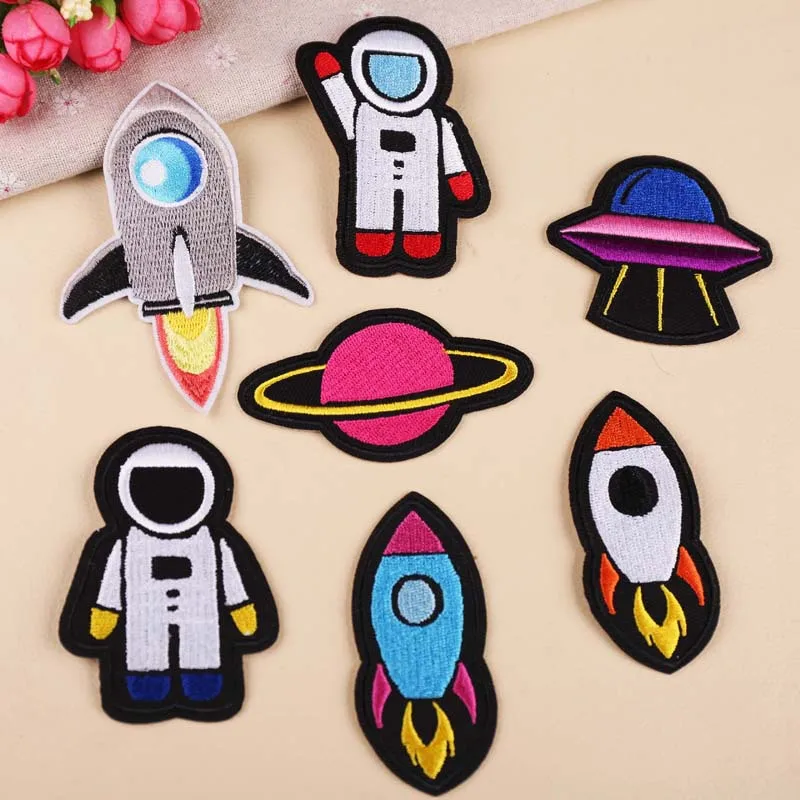 1Pcs Astronaut Rocket Planet Embroidery Patch Heat Transfer Iron On Sew On Patches for Clothes Sticker Decorative Applique 47276
1Pcs Astronaut Rocket Planet Embroidery Patch Heat Transfer Iron On Sew On Patches for Clothes Sticker Decorative Applique 47276