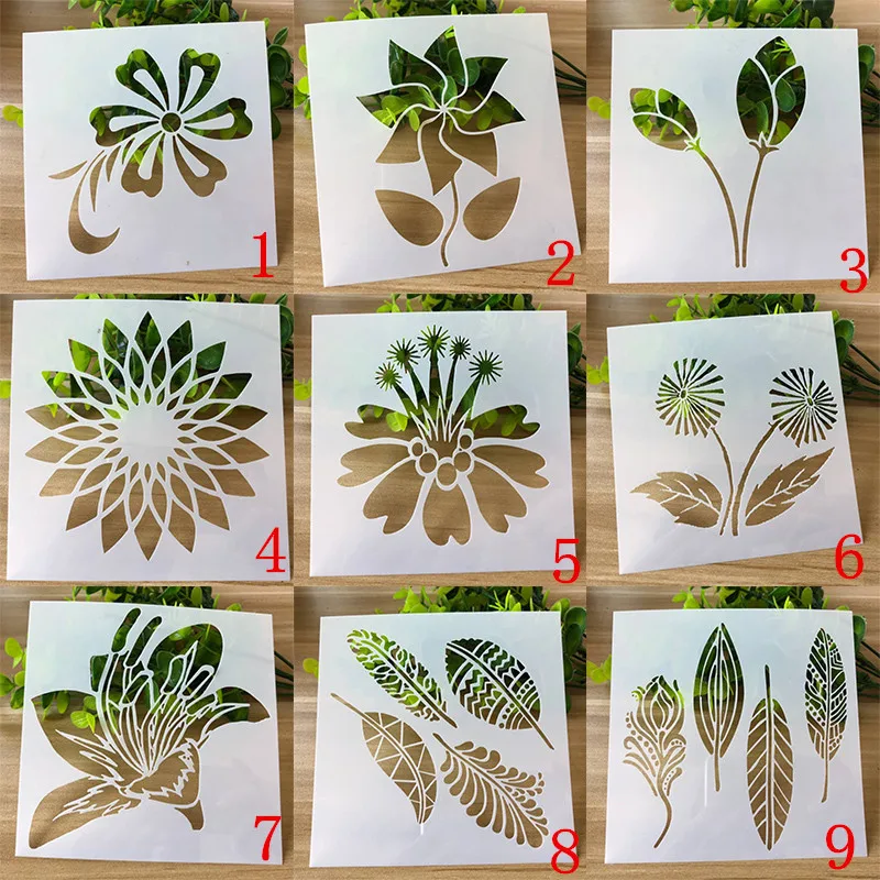 9 Types Flower Leaves Layering Stencils for DIY Scrapbooking Photo Album Decoration Cake Hollow Embellishment
9 Types Flower Leaves Layering Stencils for DIY Scrapbooking Photo Album Decoration Cake Hollow Embellishment