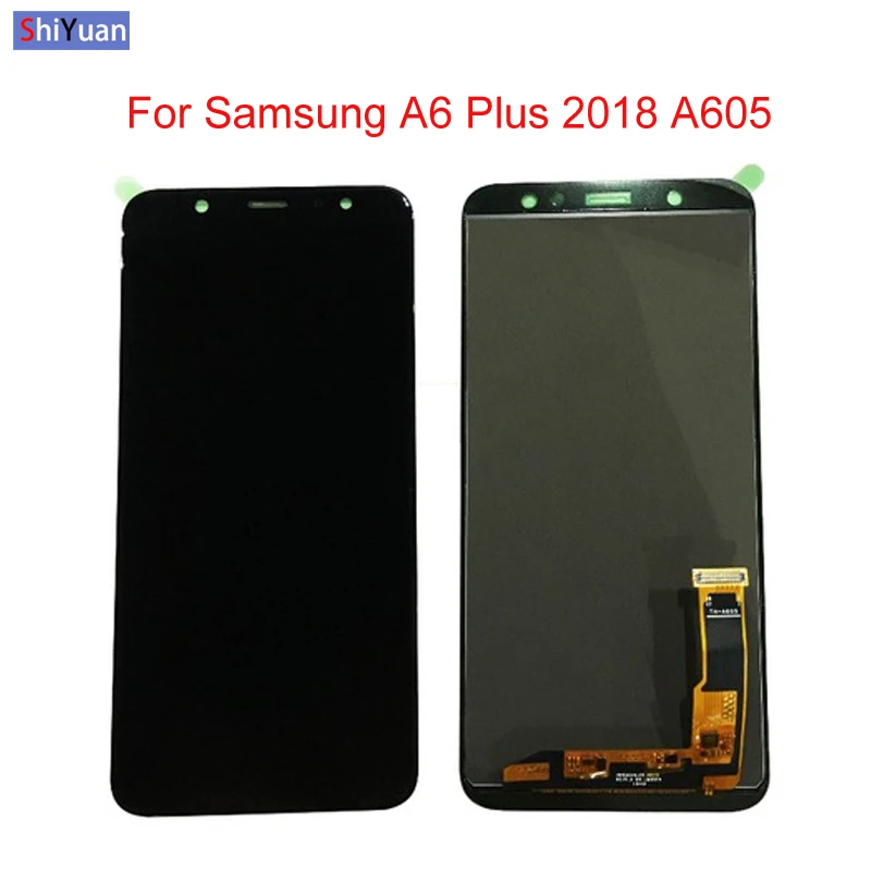 6.0" LCD Display For Samsung Galaxy A6 Plus 2018 A6+ LCD Touch Screen Digitizer Assembly A605 A605FD Replacement Black
6.0" LCD Display For Samsung Galaxy A6 Plus 2018 A6+ LCD Touch Screen Digitizer Assembly A605 A605FD Replacement Black