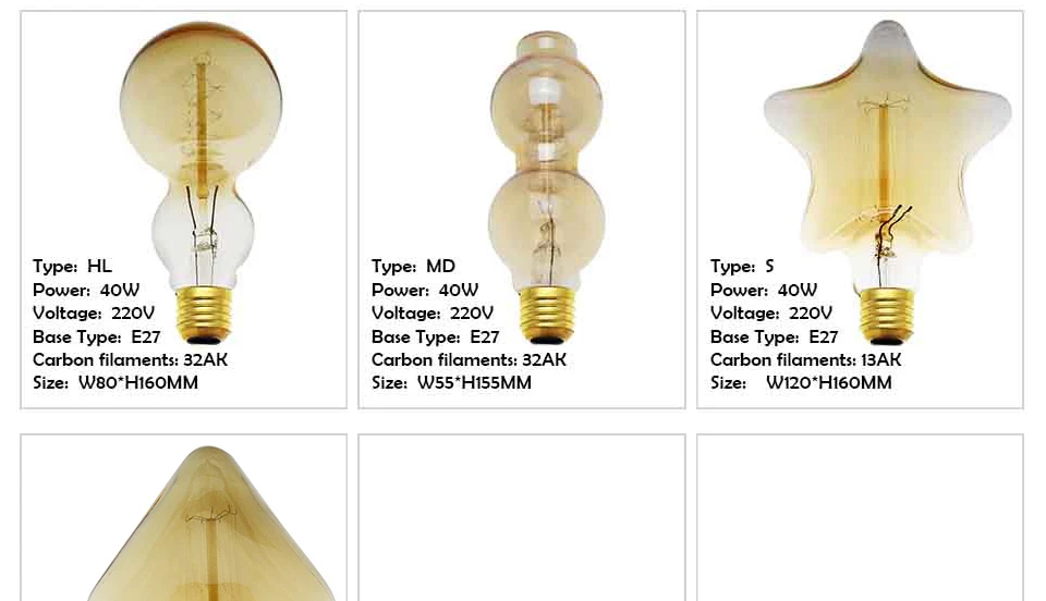 Retro Edison LED light Bulb (6)