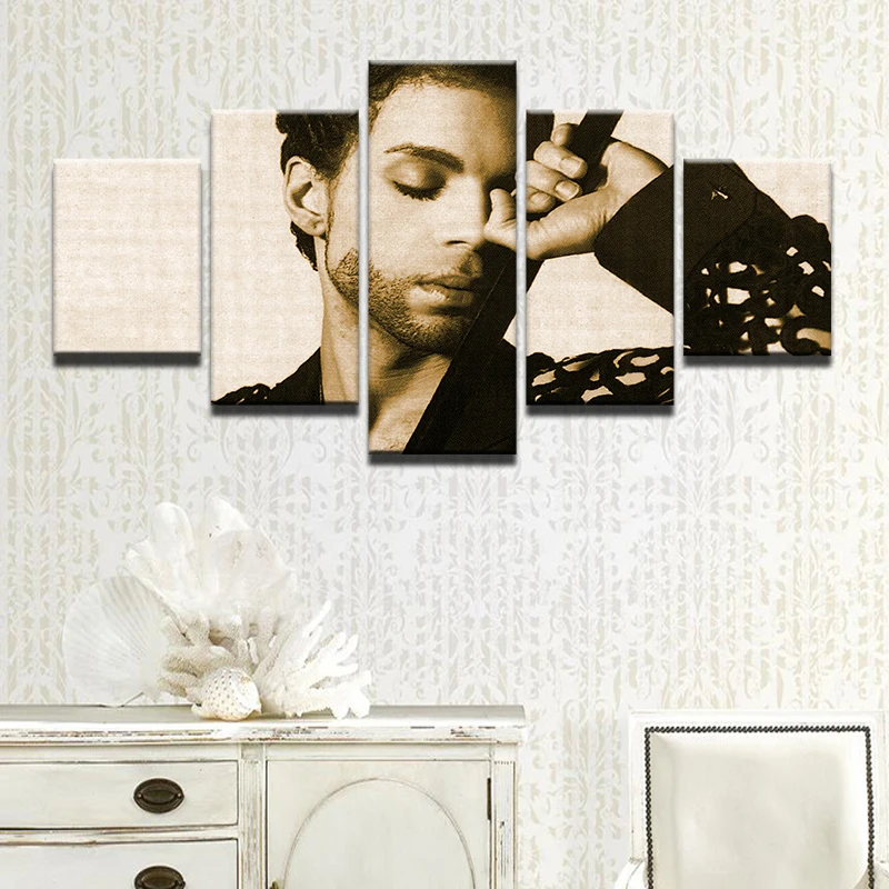 5 Panel Pop Legend Prince Rogers Nelson Modern Home Wall Decor Canvas Picture Art HD Print Painting On Canvas For Living Room
5 Panel Pop Legend Prince Rogers Nelson Modern Home Wall Decor Canvas Picture Art HD Print Painting On Canvas For Living Room