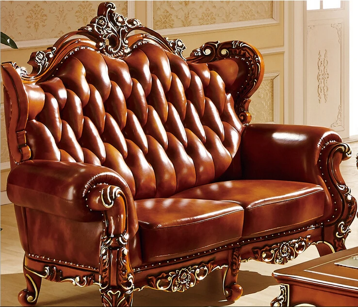 Luxury Brown Color Wooden Carved Sofa Set 8830 In Living Room Sofas Luxury Brown Color Wooden Carved Sofa Set 8830 In Living Room Sofas From Furniture On Aliexpress Com Alibaba Group