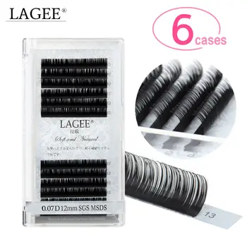 LAGEE 6 cases Super soft mink eyelash extensions individual eyelashes natural eyelashes classic all size J B C D CC Curl
LAGEE 6 cases Super soft mink eyelash extensions individual eyelashes natural eyelashes classic all size J B C D CC Curl