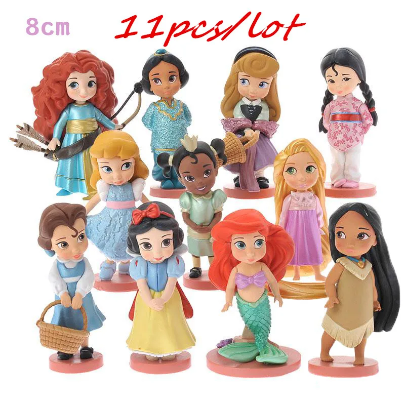 Disney 11PCS Princess Series Cute Doll Model Toys Snow Mermaid Cinderella Long Hair Princess Fairy Tale Princess Action map
Disney 11PCS Princess Series Cute Doll Model Toys Snow Mermaid Cinderella Long Hair Princess Fairy Tale Princess Action map