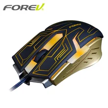 FOREV Game Mouse Professional 4000 DPI USB Gaming Mouse LED Optical Gaming Mouse Mice for Computer PC Laptop Mause Gamer