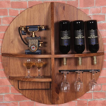 Do the old wall Wine Nordic retro frame wood frame bar storage cabinet wine goblet
Do the old wall Wine Nordic retro frame wood frame bar storage cabinet wine goblet