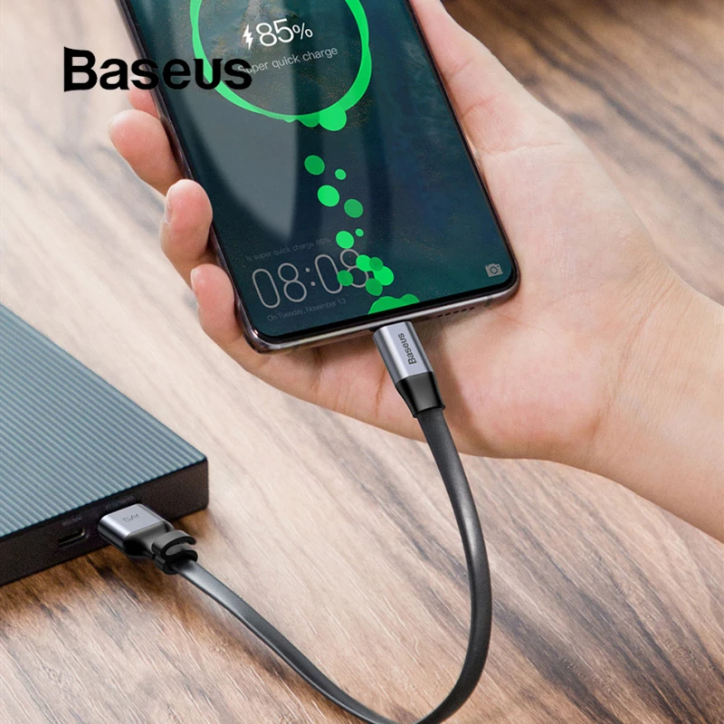 Baseus 0.23m Portable 40W Flash Charge USB Type C Cable 5A Quick Charge for Huawei Compatible 2A Fast Charging for USB-C Phone
Baseus 0.23m Portable 40W Flash Charge USB Type C Cable 5A Quick Charge for Huawei Compatible 2A Fast Charging for USB-C Phone