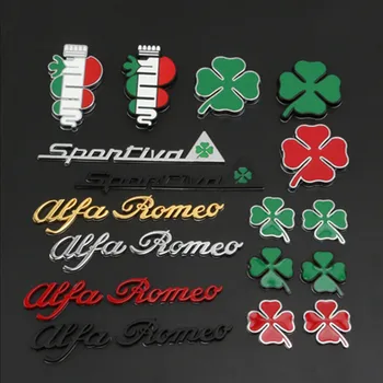 ALFA ROMEO SPORTIVA Quatrefoil delta Car Side Fender Emblem Rear Trunk Badge Stickers for 147 156 159 166 Giulietta Spider GT
ALFA ROMEO SPORTIVA Quatrefoil delta Car Side Fender Emblem Rear Trunk Badge Stickers for 147 156 159 166 Giulietta Spider GT
