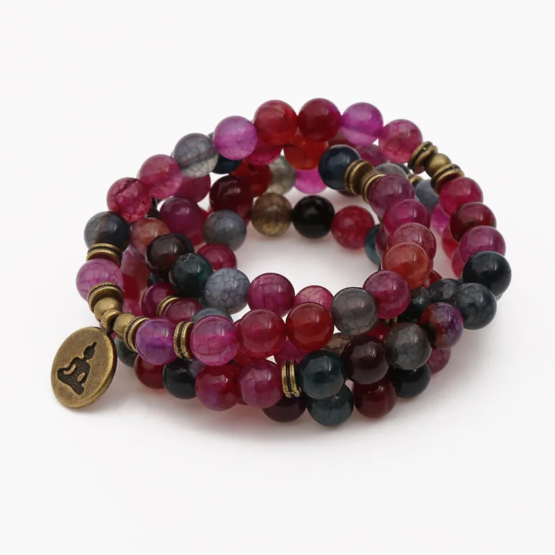 Popular Women's Natural Tourmalin Onyx Bracelet 108 Mala Bracelet Buddha Pendant Chakra Necklace Yoga Prayer Bracelet Wholesale
Popular Women's Natural Tourmalin Onyx Bracelet 108 Mala Bracelet Buddha Pendant Chakra Necklace Yoga Prayer Bracelet Wholesale
