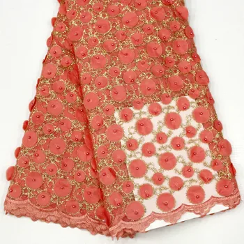 African Laces Fabric with Beads 3d Lace Fabric 2019 High Quality Lace Nigerian French Lace Fabric for Wedding Dress
African Laces Fabric with Beads 3d Lace Fabric 2019 High Quality Lace Nigerian French Lace Fabric for Wedding Dress