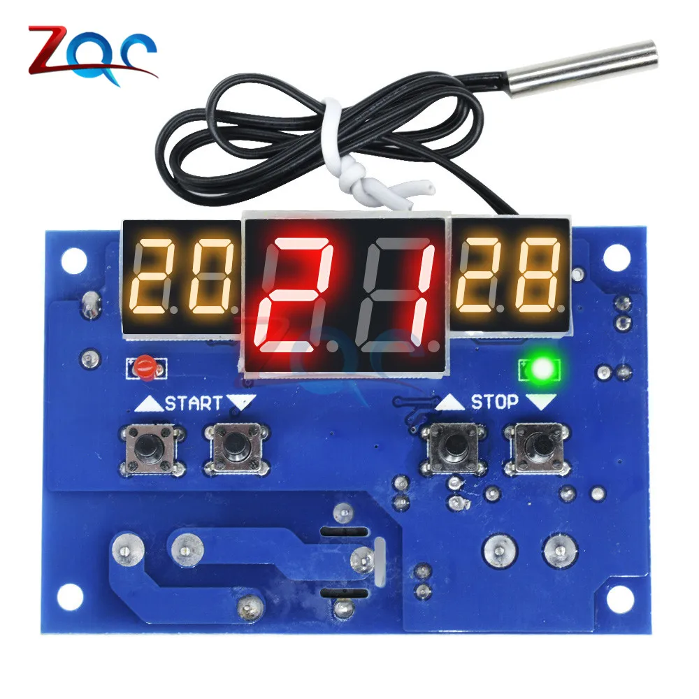 W1401 DC 12V 24V LED Digital Display Thermostat Intelligent Temperature Controller Thermometer Control With NTC Sensor Module
W1401 DC 12V 24V LED Digital Display Thermostat Intelligent Temperature Controller Thermometer Control With NTC Sensor Module