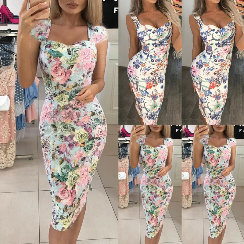 New Design Fashion Womens Sexy Deep V neck Dress Floral Print Bodycon Party Cocktail Club Summer Dresses
New Design Fashion Womens Sexy Deep V neck Dress Floral Print Bodycon Party Cocktail Club Summer Dresses