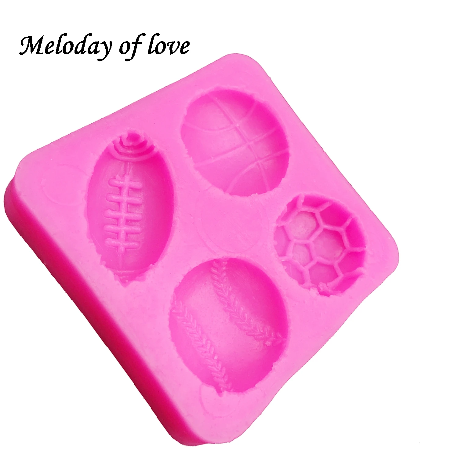Description Picture 6 of itemBall football baseball soap mould cake decorating tools DIY baking fondant silicone mold Dessert Decorators T0149
