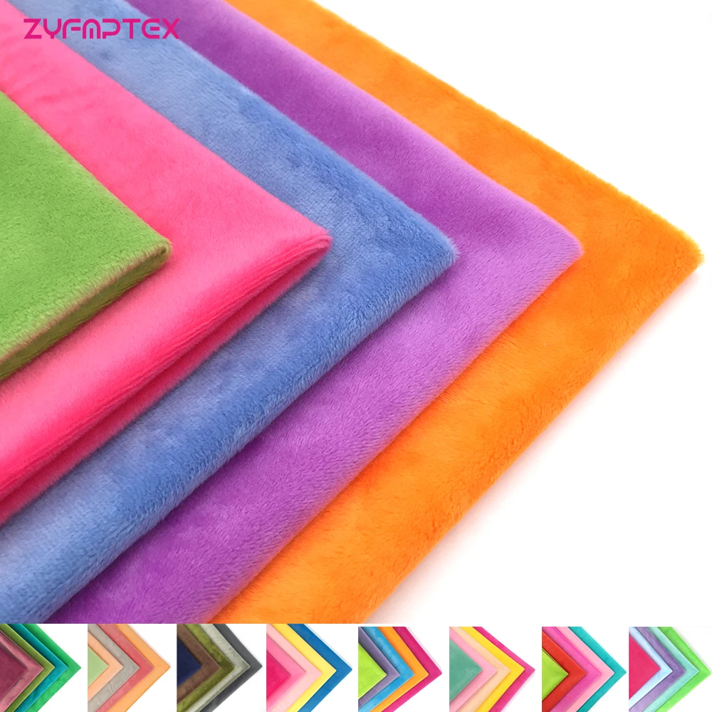 ZYFMPTEX 45x50cm 5Pcs/Lot 100 Polyester Fabric 1.5mm Pile Minky Plush Fabric For DIY Sewing Patchwork High Quality Free Shipping
ZYFMPTEX 45x50cm 5Pcs/Lot 100 Polyester Fabric 1.5mm Pile Minky Plush Fabric For DIY Sewing Patchwork High Quality Free Shipping