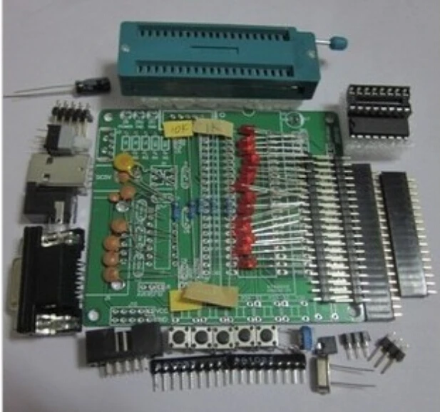 DIY learning board kit suit the parts 51/AVR microcontroller development board learning board STC89C52
DIY learning board kit suit the parts 51/AVR microcontroller development board learning board STC89C52