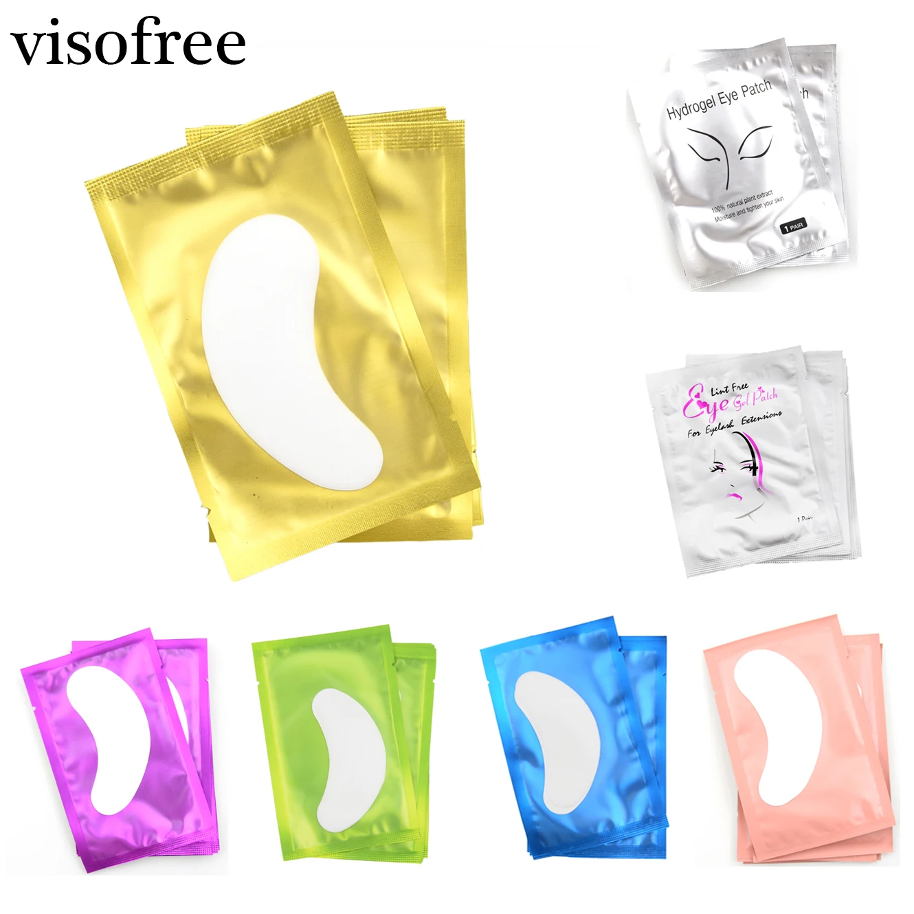 50pairs/pack Visofree Paper Patches Eyelash Under Eye Pads Eyelash Extension Patches Eye Tips Sticker for Eyelashes Make Up Tool
50pairs/pack Visofree Paper Patches Eyelash Under Eye Pads Eyelash Extension Patches Eye Tips Sticker for Eyelashes Make Up Tool