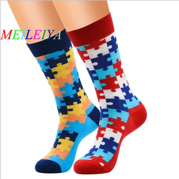 MEI LEI YA 1 Pairs New Casual Colorful Happy Socks High Quality Harajuku Style Art Socks Men Cotton Socks Puzzle Pattern Socks
MEI LEI YA 1 Pairs New Casual Colorful Happy Socks High Quality Harajuku Style Art Socks Men Cotton Socks Puzzle Pattern Socks