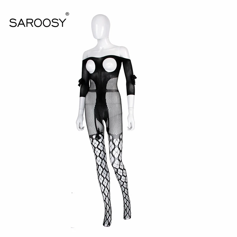 SAROOSY 2018 New Sexy Open Crotch Open Bra Bodysuit for Women Patchwork Mesh Fishnet Night Club Sexy Lingerie Bowknot Detail
SAROOSY 2018 New Sexy Open Crotch Open Bra Bodysuit for Women Patchwork Mesh Fishnet Night Club Sexy Lingerie Bowknot Detail
