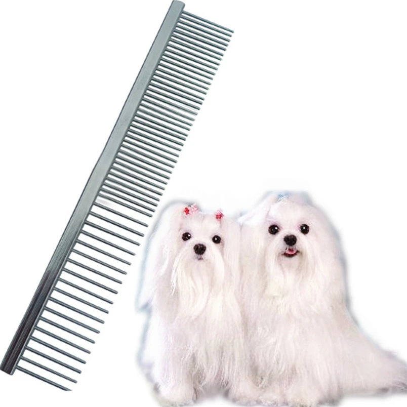 Comb for Dogs Stainless Pet Dog Cat Pin Comb Hair Shedding Pet Grooming Pet Supplies Flea Comb Dla psa Peine perro #FS#4OT08
Comb for Dogs Stainless Pet Dog Cat Pin Comb Hair Shedding Pet Grooming Pet Supplies Flea Comb Dla psa Peine perro #FS#4OT08