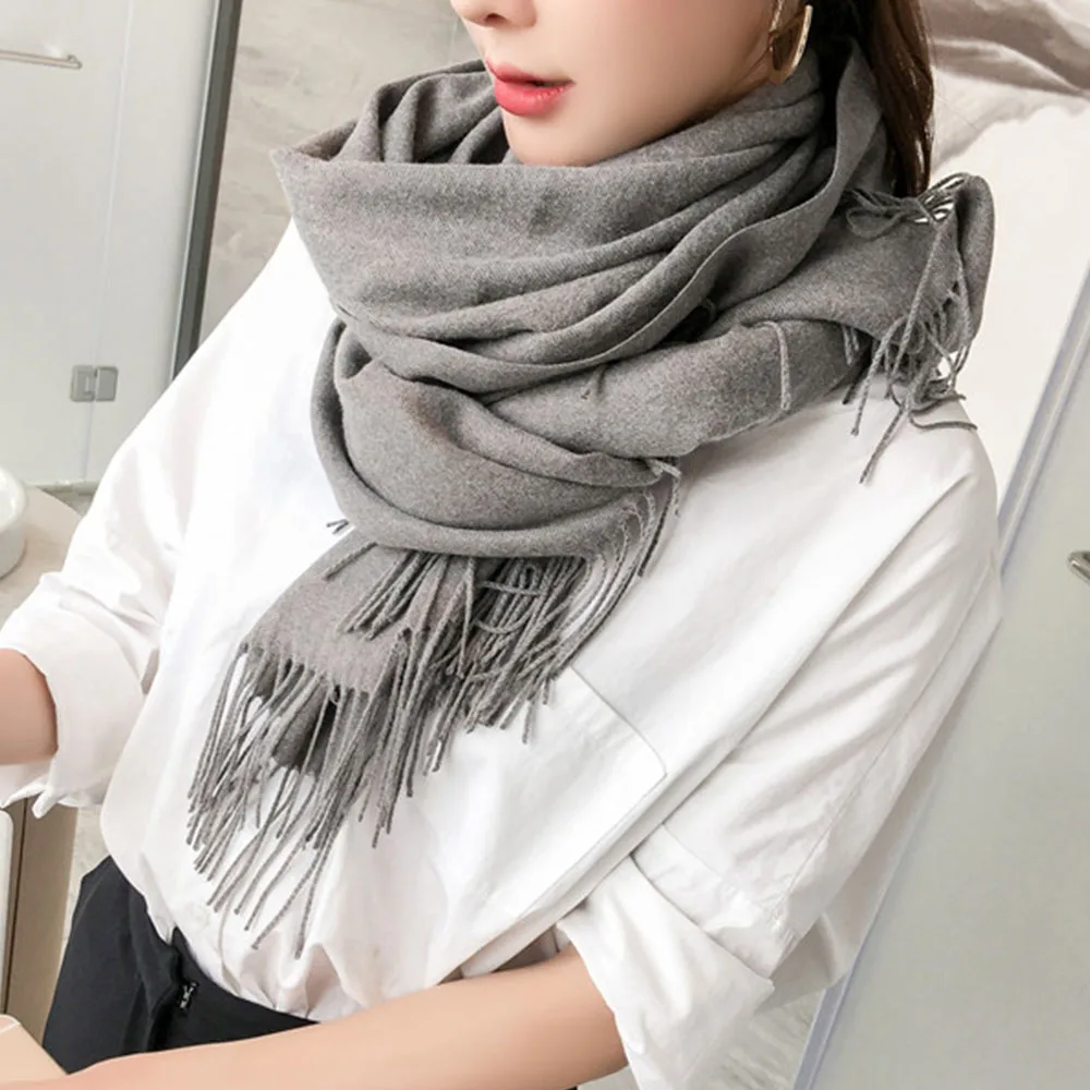 Solid Color Soft Women Scarf Cashmere Scarves Boys Girls Women Lady Shawl Wraps Autumn/Winter Cachecol Head Scarf
Solid Color Soft Women Scarf Cashmere Scarves Boys Girls Women Lady Shawl Wraps Autumn/Winter Cachecol Head Scarf