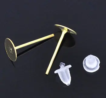 Free shipping!!! 1000 Pairs Gold Plated Earring Post W /Stoppers 12x6mm,Earrings Post,Earrings Pad
Free shipping!!! 1000 Pairs Gold Plated Earring Post W /Stoppers 12x6mm,Earrings Post,Earrings Pad