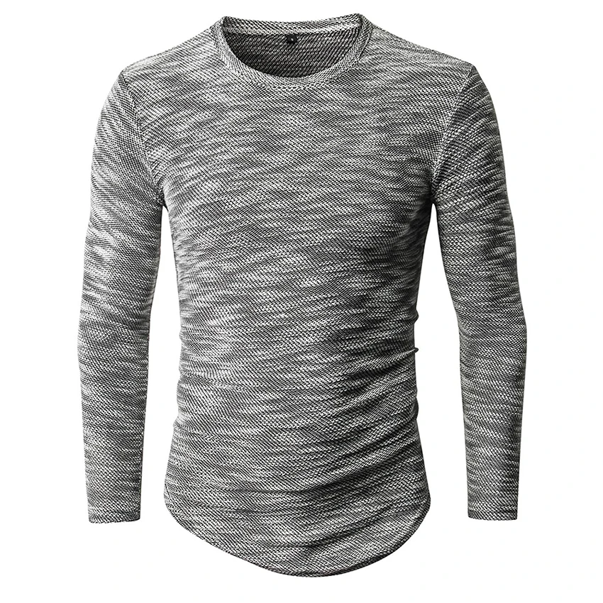 2019 New Design Jacquard Weave Mens Casual T-shirt Slim Fit Long Sleeve O Neck T Shirt Solid Hip Hop Top Tees Homme Streetwear
2019 New Design Jacquard Weave Mens Casual T-shirt Slim Fit Long Sleeve O Neck T Shirt Solid Hip Hop Top Tees Homme Streetwear