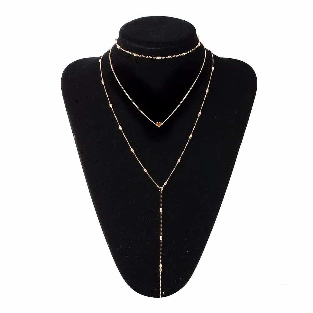 Multi Layer Choker Necklace For Women Chain Chocker Heart Pendants Necklace Collier Femme Colares Jewlery collares ras de cou
Multi Layer Choker Necklace For Women Chain Chocker Heart Pendants Necklace Collier Femme Colares Jewlery collares ras de cou
