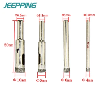4 6 8 10mm Dremel Large Chuck Accessories Diamond-coated Glass Drills Hole Glasses Central Cutters Tiles Rotary Abrasive Tools
4 6 8 10mm Dremel Large Chuck Accessories Diamond-coated Glass Drills Hole Glasses Central Cutters Tiles Rotary Abrasive Tools