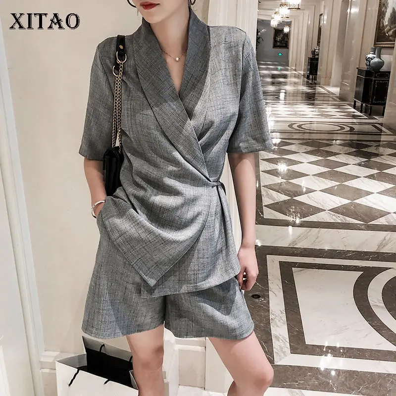 XITAO Two Piece Set Turn Down Collar Cardigans Slim Lace Top Women Elastic Waist Pocket Korea Fashion Pants Wild Joker WLD1771
XITAO Two Piece Set Turn Down Collar Cardigans Slim Lace Top Women Elastic Waist Pocket Korea Fashion Pants Wild Joker WLD1771