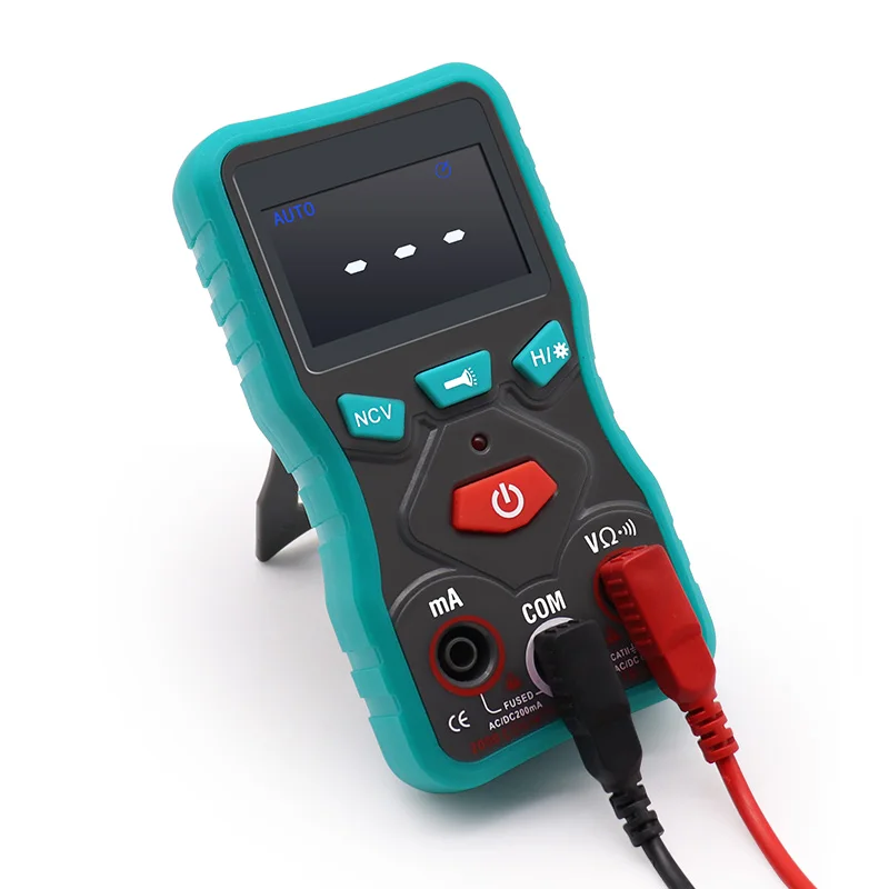 Intelligent auto identification digital multimeter high-precision measurement NCV + backlight + lighting small digital meter
Intelligent auto identification digital multimeter high-precision measurement NCV + backlight + lighting small digital meter