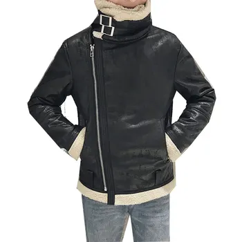 2017 New Fashion New Arrived Thicken Pu & Leather Jacket Men Winter and Coat Warm Overcoat Solid Faux Leather Jacket
2017 New Fashion New Arrived Thicken Pu & Leather Jacket Men Winter and Coat Warm Overcoat Solid Faux Leather Jacket