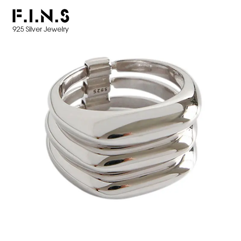 F.I.N.S 2019 New Design Women's Finger Rings S925 Sterling Silver Rings For Women Wide Layer Statement Ring Women's Decoration
F.I.N.S 2019 New Design Women's Finger Rings S925 Sterling Silver Rings For Women Wide Layer Statement Ring Women's Decoration