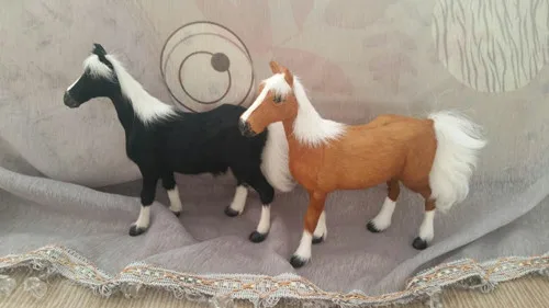 a pair of simulation horse toys polyethylene & furs cute horse dolls gift about 20x23CM 273
a pair of simulation horse toys polyethylene & furs cute horse dolls gift about 20x23CM 273