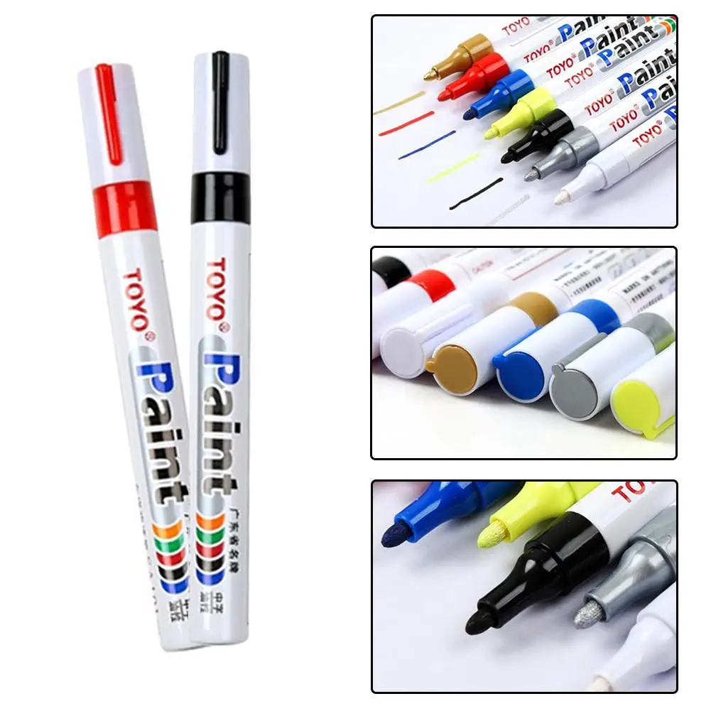 11 Colors Car Paint Marker Pens Auto Writer Tyre Doodle Pen for Metal Glass Wooden Stone
11 Colors Car Paint Marker Pens Auto Writer Tyre Doodle Pen for Metal Glass Wooden Stone