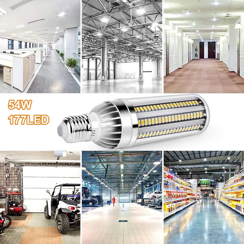 Corn Bulb LED Corn Light Street Light Barn E27/E26 6080LM Durable Corn Light Bulb Super Bright Factory
Corn Bulb LED Corn Light Street Light Barn E27/E26 6080LM Durable Corn Light Bulb Super Bright Factory