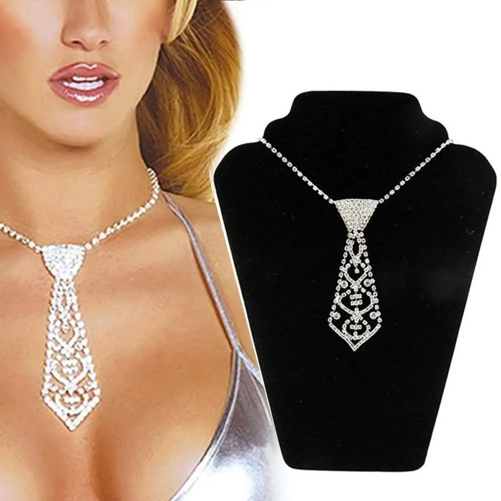 Women Vintage Rhinestone Inlaid Tie Long Necklace Wedding Jewelry Accessory Gift fashion
Women Vintage Rhinestone Inlaid Tie Long Necklace Wedding Jewelry Accessory Gift fashion