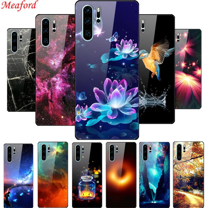 Luxury Glass Back Cover For Huawei P30 Pro Case P 30 Soft TPU Frame Hard Phone Case For Huawei P30 lite Case P30Pro Coque Funda
Luxury Glass Back Cover For Huawei P30 Pro Case P 30 Soft TPU Frame Hard Phone Case For Huawei P30 lite Case P30Pro Coque Funda