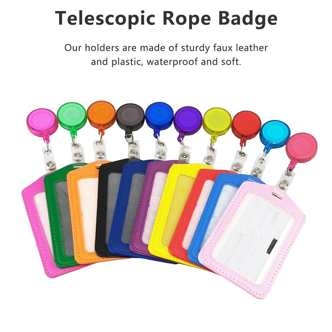 Bank Credit Card Holders Bus ID Card Holder Identity Red Yellow Blue Badge with Retractable Reel No Zipper
Bank Credit Card Holders Bus ID Card Holder Identity Red Yellow Blue Badge with Retractable Reel No Zipper