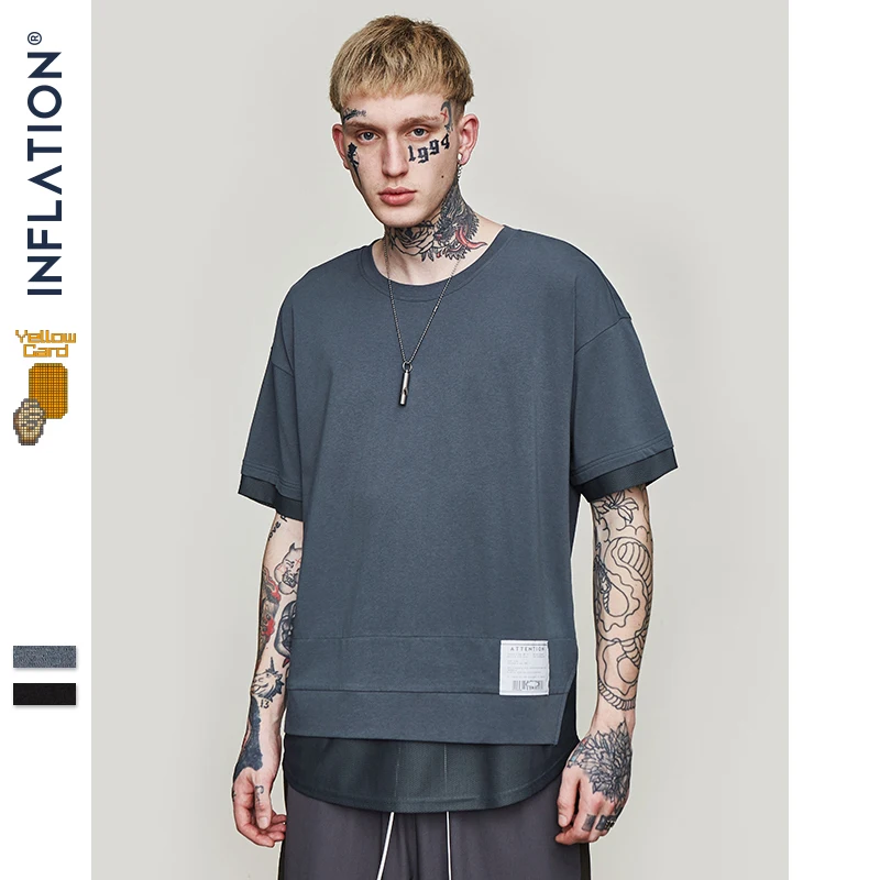 INFLATION Extend Casual T-shirt 2019 Hip hop Street T-shirt Cotton Streetwear Tshirts Fashion O-Neck Pure Colour Tops Tee 91155S
INFLATION Extend Casual T-shirt 2019 Hip hop Street T-shirt Cotton Streetwear Tshirts Fashion O-Neck Pure Colour Tops Tee 91155S