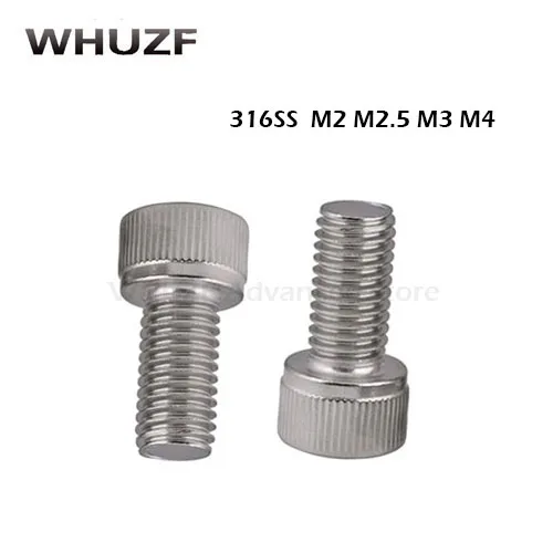 New M2 M2.5 M3 M4 DIN912 316 Stainless Steel Hexagon Socket Head Cap Screws Hex Socket Screw Metric Bike Screw
New M2 M2.5 M3 M4 DIN912 316 Stainless Steel Hexagon Socket Head Cap Screws Hex Socket Screw Metric Bike Screw