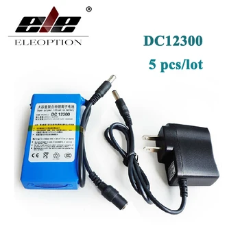 5PCS Portable DC12300 DC 12V 3000mAh Li-ion Super Rechargeable Battery Pack with Plug + Charger For transmitter CCTV camera
5PCS Portable DC12300 DC 12V 3000mAh Li-ion Super Rechargeable Battery Pack with Plug + Charger For transmitter CCTV camera