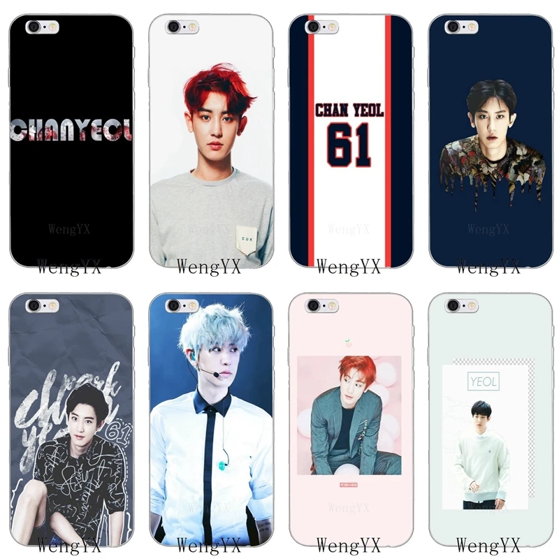 

kpop Park Chanyeol EXO Slim Soft phone case For Huawei Honor 4c 5c 5x 6x V10 Y5 Y6 Y7 II Mate 8 9 10 P8 P9 P10 Lite plus 2017