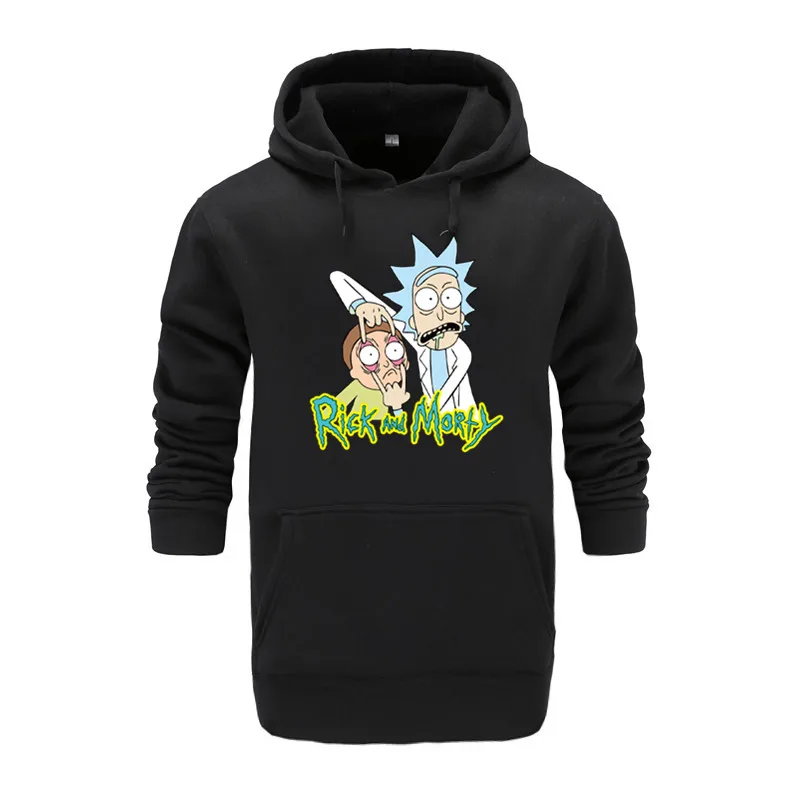2018 Autumn hip hop Hoodies Men Fashion Cool Rick Morty Brand Pullover printing Turtleneck Sportswear Sweatshirt Tracksuits
2018 Autumn hip hop Hoodies Men Fashion Cool Rick Morty Brand Pullover printing Turtleneck Sportswear Sweatshirt Tracksuits