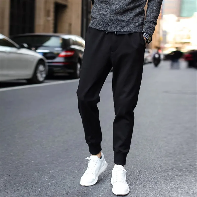 GEJIAN Spring Summer Men's Pants Beamed Slim Harem Pants Solid Loose Sweatpants Loose Plus Size Trousers pantalon homme
GEJIAN Spring Summer Men's Pants Beamed Slim Harem Pants Solid Loose Sweatpants Loose Plus Size Trousers pantalon homme